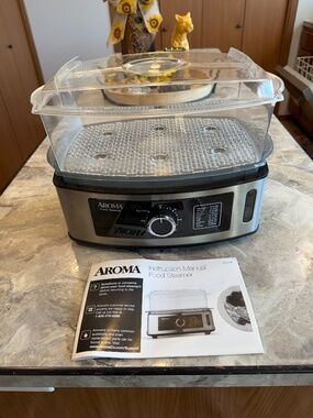 Aroma food steamer model AFS – 210585 5 quart electric professional  steamer i